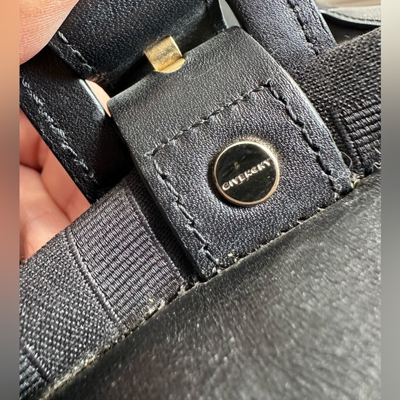 GIVENCHY Black Monogram Canvas and Leather Satchel Vintage Y2K - Picture 13 of 13